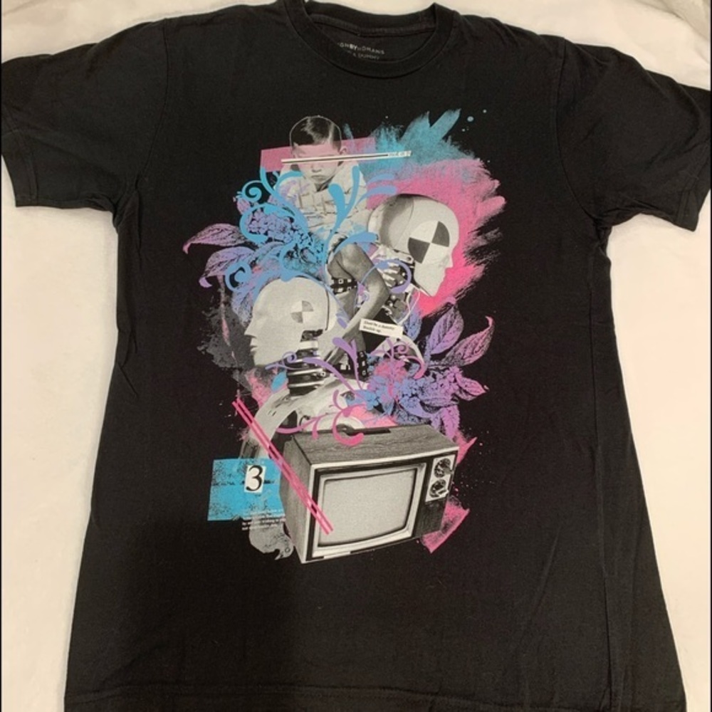 DESIGN BY HUMANS “DON’T BE A DUMMY” ARTIST T-SHIRT